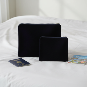 Ensemble de sacs multi-teintes en velours recyclé pour talit et tefillin, avec broderie et motif de pierres précieuses, pour châles de prière juifs cashers - Product Image 2