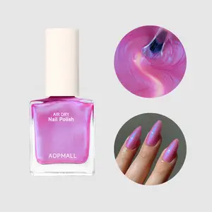 AOPMALL Private Label Hochwertige Aurora Mermaid Pearl Nagellack Halal für Muslime