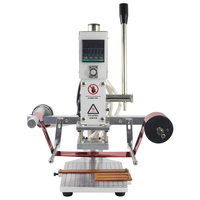Machine à estamper à chaud semi-automatique pour le cuir, le papier, le PU, le PVC, le bois, le gaufrage, la marque, nouvelle