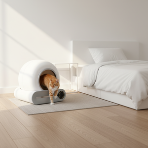 OEM Slimme Elektrische Kattenbak <span class=keywords><strong>Extra</strong></span> Groot Volledig Ingesloten Automatische Kattenbakreiniger met High-Tech Functies - Product Image 6