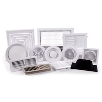 Vente en gros de grilles de diffuseur de plinthes décoratives Registre de climatisation Hvac de haute qualité