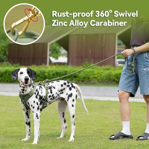 Nylon Rope Long <b>Dog</b> <b>Leash</b> with Swivel Lockable Hook Handle Climbing Rope Braided <b>Dog</b> <b>Leash</b> for Small Medium Large <b>Dogs</b> - Product Image 5