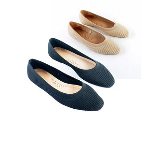 Mocassini da Sole morbidi per ragazze scarpe eleganti Casual <span class=keywords><strong>nere</strong></span> con <span class=keywords><strong>ballerine</strong></span> da donna antiscivolo per l'estate - Product Image 1