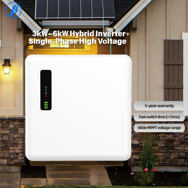 3kW-6kW Single-Phase High-Voltage Hybrid Inverter SSE-HH3K~6K-P1-EU 97.8% MPPT Efficiency IP65 for Home Energy Storage