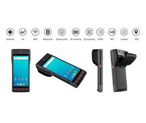 Máy Quét Mã Vạch 2D Android 1D Thiết Bị Đầu Cuối PDA 4G Wifi BT Thiết Bị Đầu Cuối Cầm Tay Máy Quét PDA Với Máy In Nhiệt Kho Vận - Product Image 6