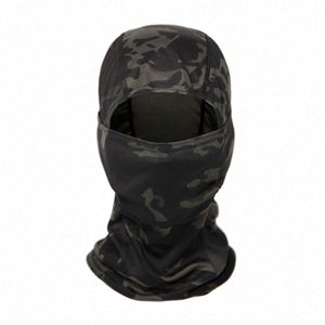 Masque intégral personnalisé à imprimé crâne camouflage, masque de moto à un trou - Product Image 2
