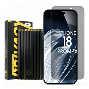 2026 隐私玻璃屏幕保护膜 适用于 iPhone 18 Pro Max 17 Plus 16 Pro Max 15 14 13 12 11 <span class=keywords><strong>6</strong></span> <span class=keywords><strong>7</strong></span> Plus 9H 钢化玻璃膜 - Product Image 1