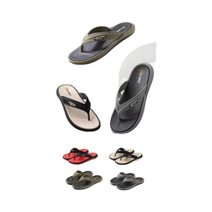 Sandales d'été de plage décontractées pour hommes, tongs durables antidérapantes à semelle souple, pantoufles respirantes et résistantes avec un design <span class=keywords><strong>large</strong></span> - Product Image 4