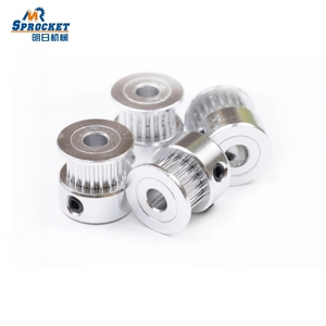 Poulie de distribution T2.5 T5 T10 AT5 AT10 GT2 GT3 GT5 3M 5M 8M poulie de distribution en aluminium pour moteur à courant continu - Product Image 3
