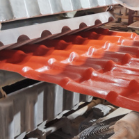 Tôles de Toiture Ondulées en PVC Résine Synthétique de Haute Qualité - Toiture Durable, Imperméable et Résistante à la Chaleur pour Utilisation en Atelier Extérieur