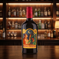 Liqueur au chocolat Distilleria Strega Premium 0,70 L, boîte de 6 bouteilles, qualité 17,0, Italie, prêt à être expédié