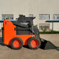 China Fabrik Großhandel Kompakter Mini-Radlader mit importiertem Dieselmotor, CE/EPA-zertifiziert, 0,12 m³, 23 PS Pumpe