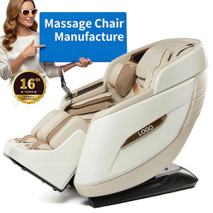 Silla de Masaje Corporal de Gravedad Cero 2025, Nuevo Diseño, Masaje Corporal Completo 4D, Silla de Masaje Eléctrica de Lujo con Riel SL y Shiatsu - Product Image 1