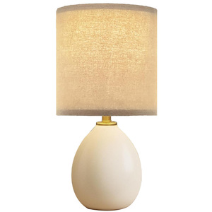 Lámpara de mesa moderna con control táctil, fuente de luz LED E27, cuidado de los ojos, para decoración de sala de estar y dormitorio - Product Image 5