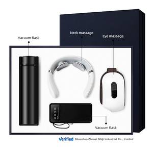 Mewah pemijat mata pemijat leher botol daya Vacuum Flask Bank hadiah promosi item untuk perusahaan - Product Image 2