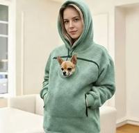 Nouvelle Arrivée 2026 : Ensemble Assorti Style Urbain Européen et Américain, Sweat à Capuche Doublé Polaire pour Animaux et Propriétaires