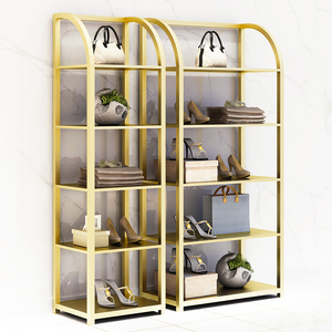 Stile Moderno Negozio di Abbigliamento di Mobili di Design Decorazione di Vendita Al Dettaglio Del Sacchetto Del Metallo di Scarpe Display Stand Rack per La Vendita * - Product Image 1