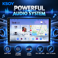 KSOY-T100 Radio Mobil Android 9 Inch Autoradio Layar Sentuh Car Play GPS 2+32G BT 5.4 WiFi 6 GLONASS Wireless Carplay Universal