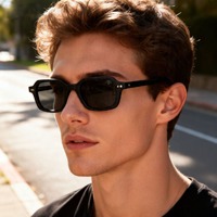 Lunettes de soleil polarisées UV400 de luxe pour hommes et femmes, monture en acétate, unisexe, pour la conduite en extérieur et la plage, vente en gros