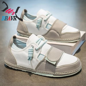 Chaussures en toile ultra-légères pour hommes Printemps-Été 2025, style Ugly Cute avec lacets, semelle plate souple, tendance pour étudiants - Product Image 1