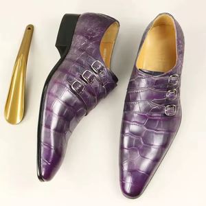 Chaussures habillées de luxe légères et de haute qualité pour hommes, à bout carré, à lacets, antidérapantes, respirantes, pour affaires et mariages, printemps-été, très populaires - Product Image 5