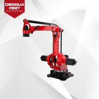 Robot de Paletización Industrial de 4 Ejes Rentable, Robot de Manipulación Automática Compacto para Línea de Producción de Fábrica de Bolsas y Cajas