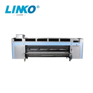 LINKO Bán Hot 3 4 8 15 In Đầu Dệt Plotter Thăng Hoa Máy In Giấy Đôi 4 Màu Thăng Hoa Máy In