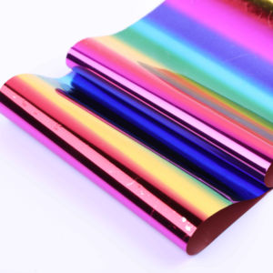 لفائف ورق ذهبي معدني مطلي من تايوان، وجه واحد، 120 متر × 64 سم، متعدد الألوان لتزيين الجدران - Product Image 3