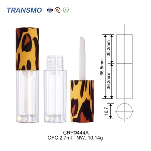 Tubos de Brillo Labial Mini Transparentes de 2 ml, Envases para Brillo Labial Líquido, Tubos de Brillo Labial Vacíos al por Mayor con Logotipo OEM y Pincel - Product Image 2