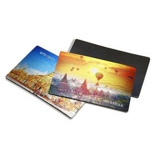 Customised Photo Magnet 6*8 Size Gold Aluminum Foil Sticker Glossy Shwedagon Pagoda Bagan Myanmar Gifts Souvenir Fridge Magnet - Product Image 1