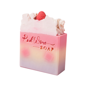 Xà phòng thủ công dưỡng ẩm tự nhiên, logo OEM tùy chỉnh, xà phòng glycerin, hình bánh ngọt, chiết xuất thảo dược nhiều màu sắc, phù hợp với mọi loại da - Product Image 5