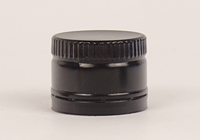 Capuchon en aluminium électroplaqué brillant de luxe, capuchon à vis moderne en aluminium pour pots de crème cosmétique