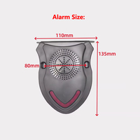 Alarme sonore et lumineuse étanche avec avertisseur sonore de recul et voyant d'avertissement pour camion, camping-car, alerte d'angle mort, alarme vocale en espagnol, voix personnalisée