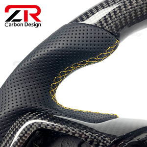 Volant personnalisé en cuir perforé et fibre de carbone pour <span class=keywords><strong>Ford</strong></span> Ranger <span class=keywords><strong>Raptor</strong></span> <span class=keywords><strong>F</strong></span>-<span class=keywords><strong>150</strong></span> <span class=keywords><strong>SVT</strong></span> Bronco <span class=keywords><strong>Raptor</strong></span> - Product Image 4