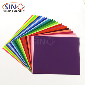 Láminas de vinilo de transferencia de calor de PU a prueba de agua de color PU de alta calidad 0.5X25M para bolsa de vinilo textil para <span class=keywords><strong>ropa</strong></span> - Product Image 4