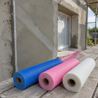 Kain Fiberglass Ringan untuk Bahan Bangunan, Kain Jaring Serat Kaca, Kain Fiberglass Tahan Asam, Malla Fibra