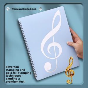 Source Factory PP Material 40/60-Page <b>A4</b> Piano Sheet Music <b>Folder</b> Book With Custom Logo Printing - Product Image 2