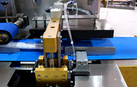 Machine d'emballage et de cartonnage pour tampons de coton alcoolisés, ligne d'emballage secondaire à haut rendement pour lingettes désinfectantes