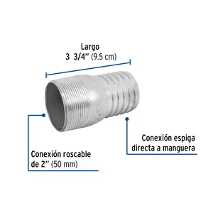 Master con 80 unidades Boquilla de acero galvanizado tipo botella de 2 ', Foset - Product Image 2