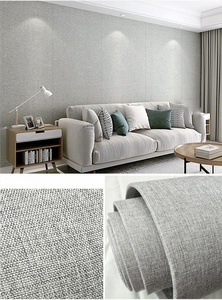 Papel Tapiz Autoadhesivo de Vinilo con Textura de Tela de Hotel, Espuma 3D, Lino Moderno, Impermeable, Adhesivo para <span class=keywords><strong>Pared</strong></span>, Papel Tapiz Impermeable para el Hogar - Product Image 2