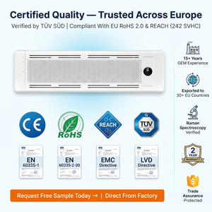 Radiatore a Infrarossi a Risparmio Energetico, Pannello Metallico 1000W, Riscaldatore <span class=keywords><strong>Elettrico</strong></span> Intelligente Controllato da App, Calore Sostenibile Senza Gas, UE - Product Image 5