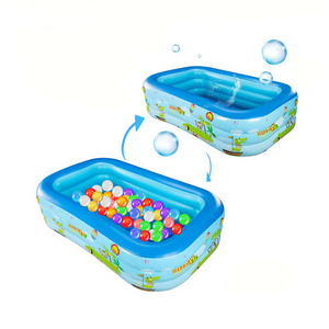 Hot Sale Blue &amp; White PVC Inflatable <strong>Swimming</strong> <strong>Pool</strong> for Adults Children &amp; Babies Thickened Household Outdoor Game <strong>Pool</strong> - Product Image 4