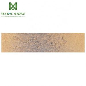 Tuiles de briques souples légères et décoratives, série D, briques jaunes pour façade de four - Product Image 6