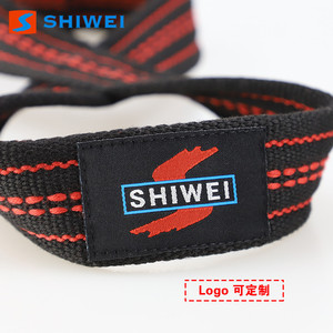 Bandas de resistencia Shiwei Figure Eight medianas antideslizantes con soporte para muñecas para dominadas, levantamiento de pesas y peso muerto - Product Image 5