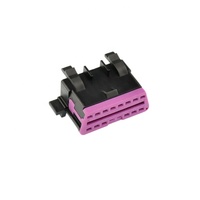 Conector OBD2 Hembra de 16 Pines 3A0 972 695 con Moldeo por Inyección, Impermeable IP66-IP67 para Puerto de Diagnóstico de Automóviles VW y Audi