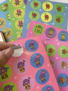 Wholesale Children's Scented Stickers Cartoon Fruit Scratch Off Stickers
