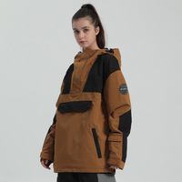 Veste de ski professionnelle unisexe pour adultes, imperméable, respirante, 100% polyester, snowboard/ski, simple/double board, hiver