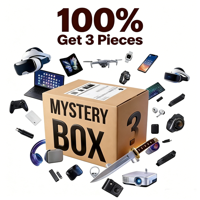 3-piece Digital Mystery Box Drop Smart Bracelet SIM Slot 2026 Lucky Mystery Box Hot Selling Smart Watches Earphone Kit Gift Box