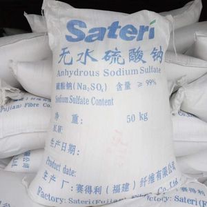 Solfato di sodio anidro 99% di grado industriale (Na2SO4) come ingrediente di sapone liquido e agente emulsionante - Product Image 1