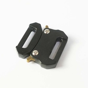 Hebilla de Liberación Lateral de Aleación de Zinc de 20 mm, Negra, Resistente, para Bolsos y Cinturones - Product Image 3